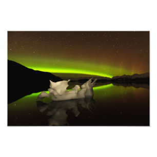 Iceberg Aurora Fototryck