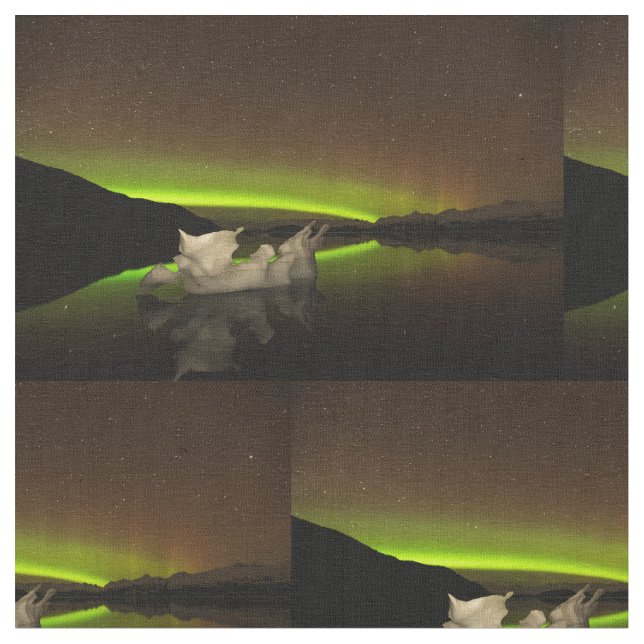 Iceberg Aurora Tyg (Närbild)