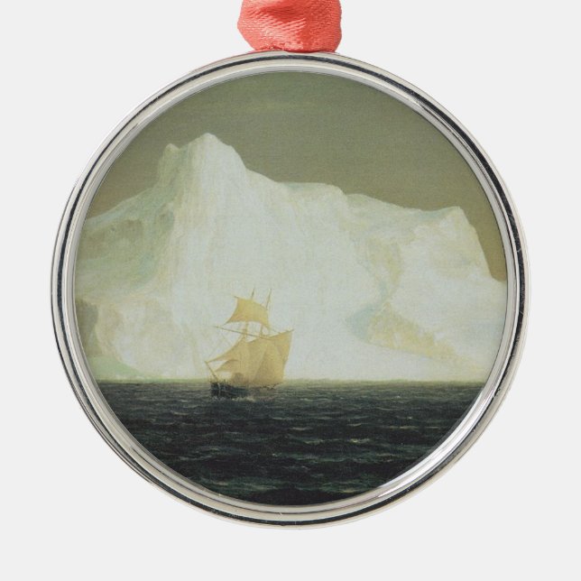 Iceberg (av Frederic Edwin Church) Julgransprydnad Metall (Framsidan)