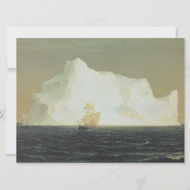 Iceberg (av Frederic Edwin Church) Kort (Framsida)