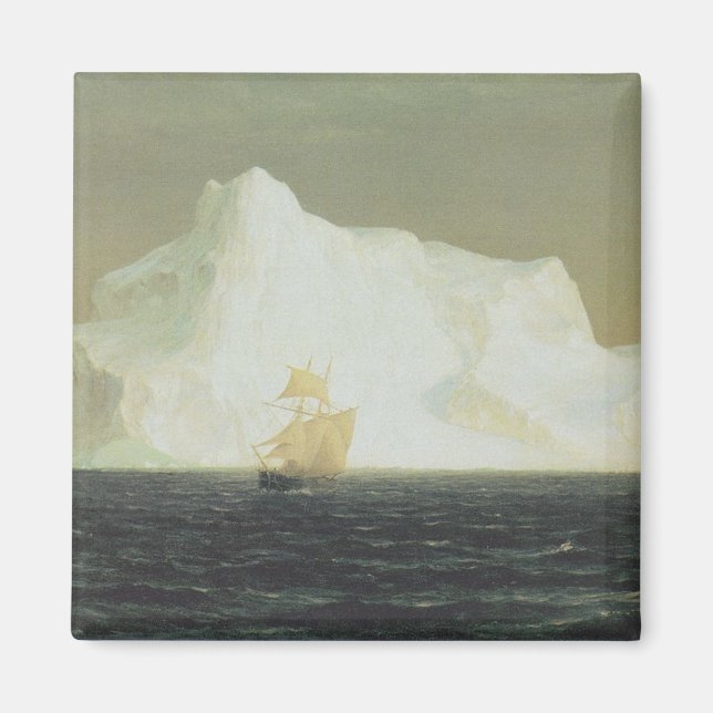 Iceberg (av Frederic Edwin Church) Magnet (Framsidan)