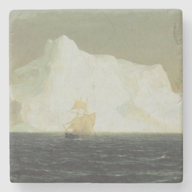 Iceberg (av Frederic Edwin Church) Stenunderlägg (Framsidan)