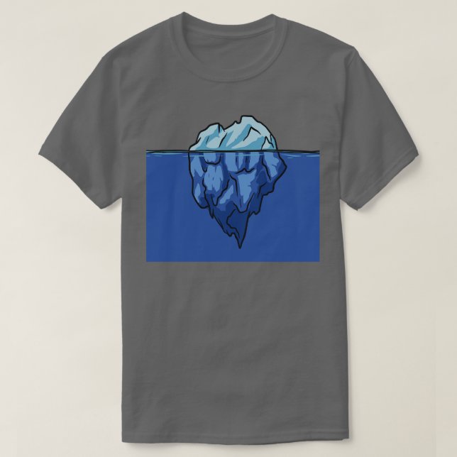 Iceberg Icebergs T Shirt (Design framsida)