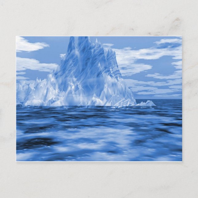 Iceberg Iceburg Vykort (Framsida)