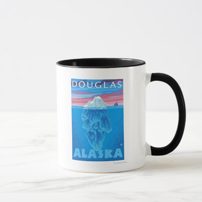 Iceberg Kor-Section - Douglas, Alaska Mugg (Höger)