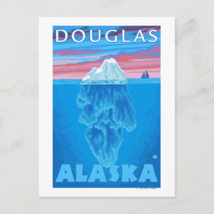 Iceberg Kor-Section - Douglas, Alaska Vykort