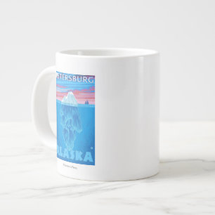 Iceberg-Kor-Section - Petersburg, Alaska Jumbo Mugg