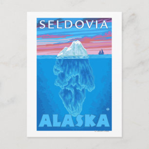 Iceberg Kor-Section - Seldovia, Alaska Vykort