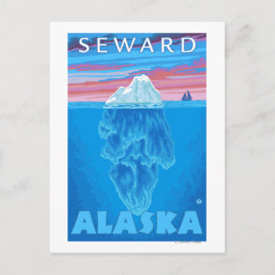Iceberg Kor-Section - Seward, Alaska Vykort