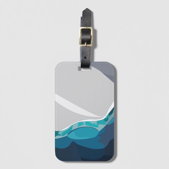 Iceberg Ocean liggande Bagagebricka (Framsida vertikal)