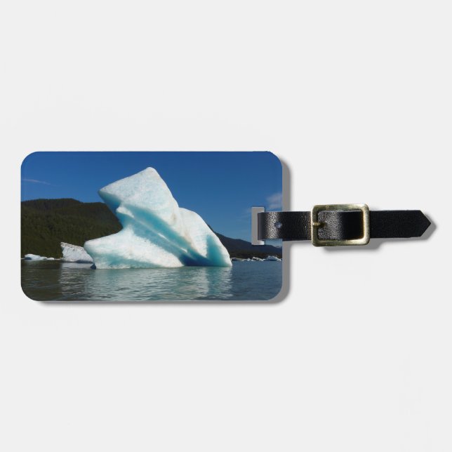 Iceberg på Mendenhall Sjö i Alaska Bagagebricka (Horisontell Framsida)