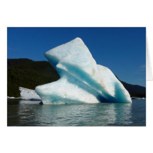 Iceberg på Mendenhall Sjö i Alaska Hälsningskort