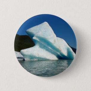 Iceberg på Mendenhall Sjö i Alaska Knapp