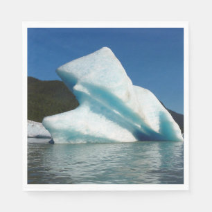 Iceberg på Mendenhall Sjö i Alaska Pappersservett