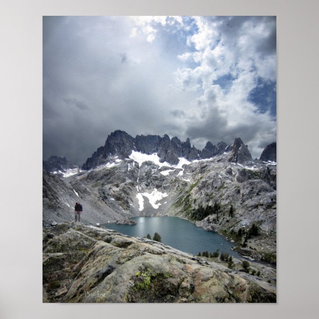 Iceberg Sjö 2 - Ansel Adams Wilderness Poster (Framsidan)