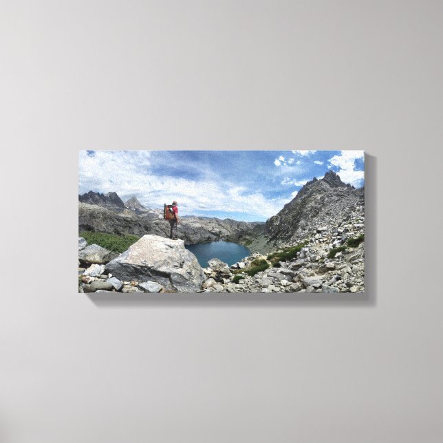 Iceberg Sjö - Ansel Adams Wilderness - Sierra Canvastryck (Framsida)