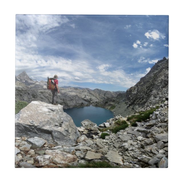 Iceberg Sjö - Ansel Adams Wilderness - Sierra Kakelplatta (Framsidan)