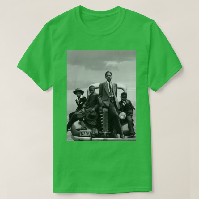 Iceberg Slim Boys in Huva Black History Design T Shirt (Design framsida)