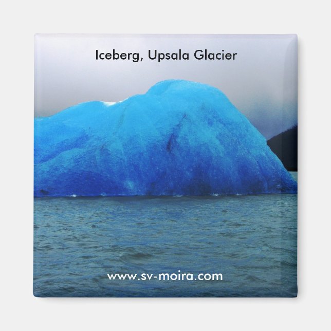 Iceberg, Upsala Glacier, Lago Argentina Magnet (Framsidan)