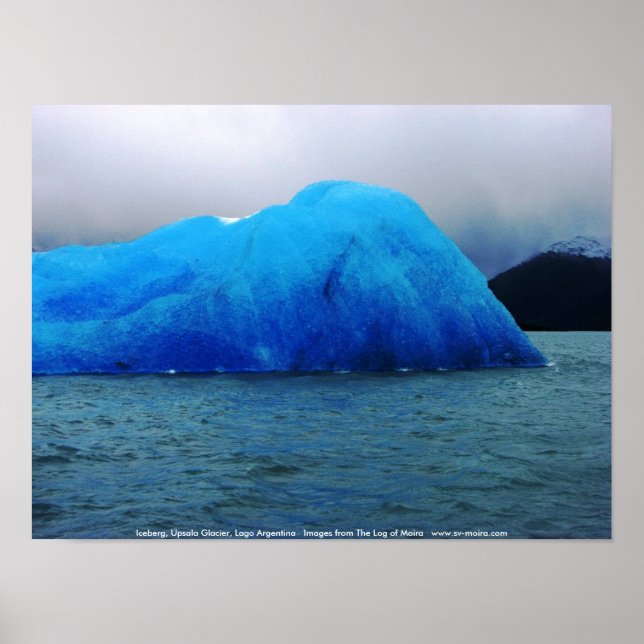 Iceberg, Upsala Glacier, Lago Argentina Poster (Framsidan)