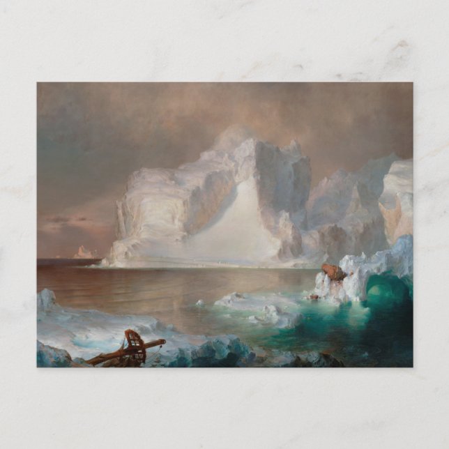 Icebergs av Frederic Edwin Church Vykort (Framsida)