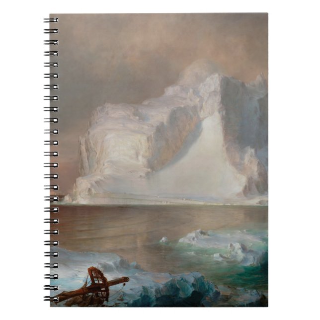 Icebergs Frederic Edwin Church Anteckningsbok (Framsidan)