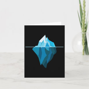 Icebergs inspirationella jorddag för Nature Älskar Kort