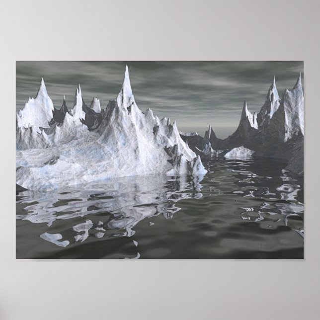 Icebergs tips poster (Framsidan)