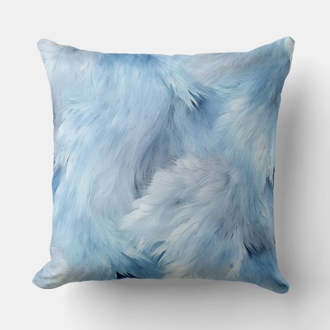 Icebunden Fantasy Realm Winter Kudde (Framsida)