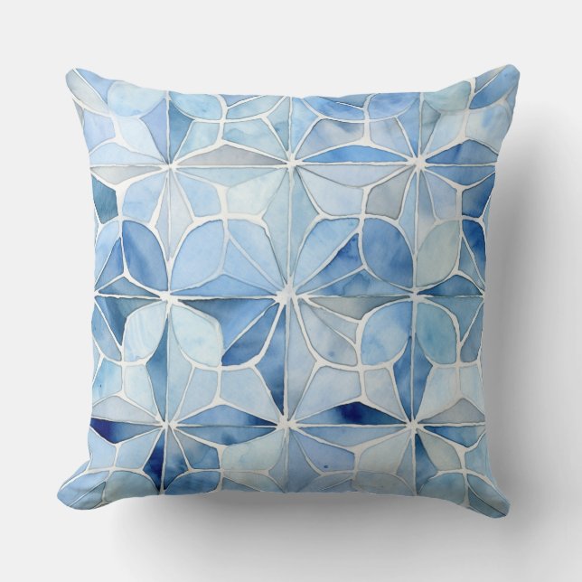 Icebunden Fantasy Realm Winter Kudde (Framsida)