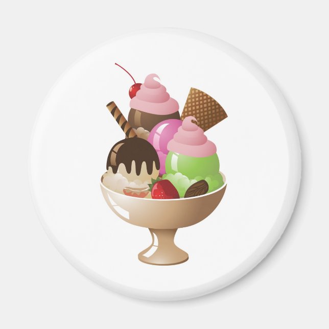 IceCreamSundae Magnet (Framsidan)