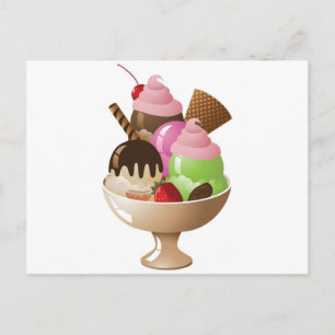 IceCreamSundae Vykort