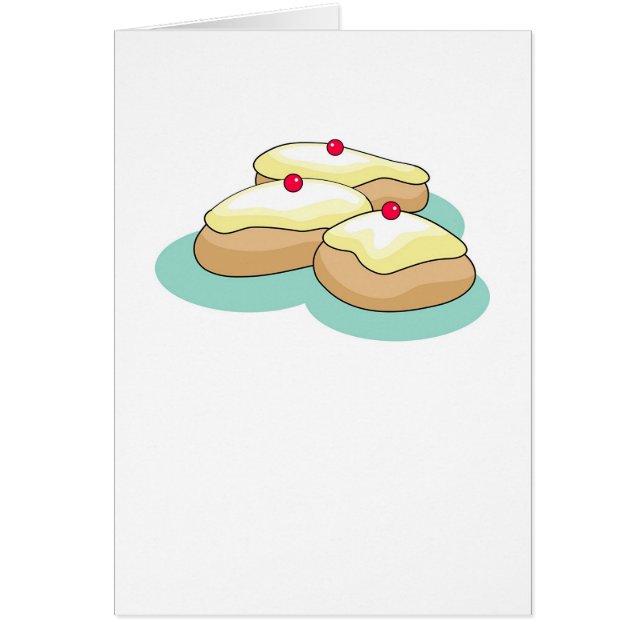 Iced Buns Hälsningskort (Framsidan)