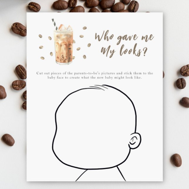 Iced Coffee baby shower - Vem gav mig mina drag? (Skapare uppladdad)