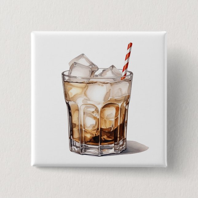 Iced Coffee Cocktail Knapp (Framsida)