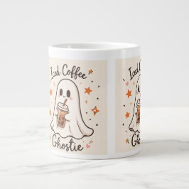 Iced Coffee Ghostie - Söt Halloween Jumbo Mugg