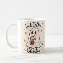 Iced Coffee Ghostie - Söt Halloween Kaffemugg