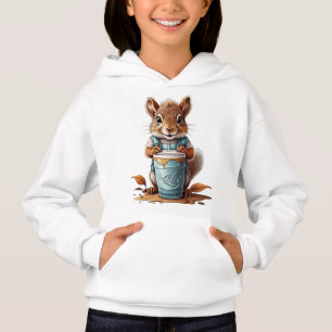 Iced Coffee och Ekorre T Shirt