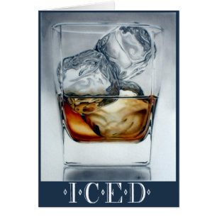 Iced drink hälsningskort