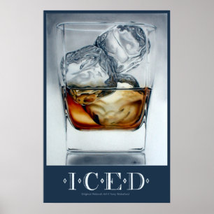 Iced drink poster