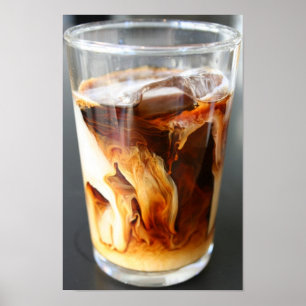 iced kaffe - affisch 11x17