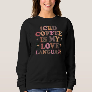 Iced Kaffe är min Kärlek Lang T Shirt