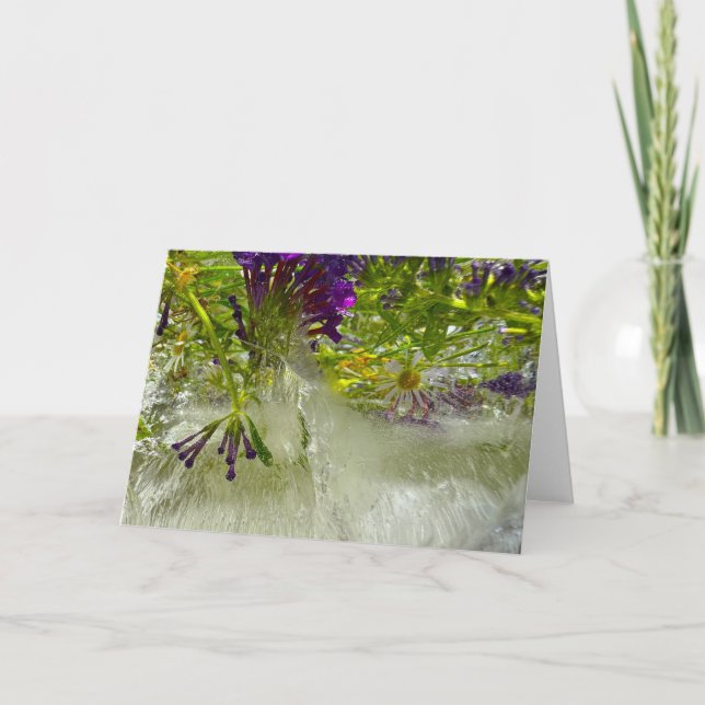 Iced Lilies Kort (Framsida)