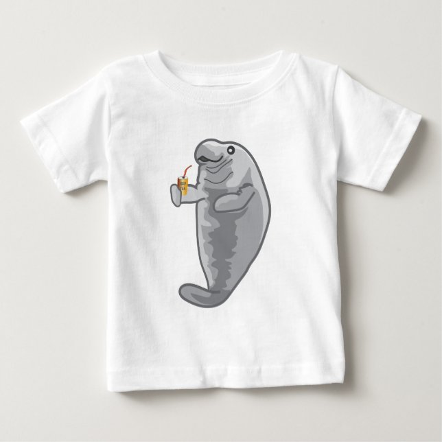 Iced Manatee - precis kyla T Shirt (Framsida)