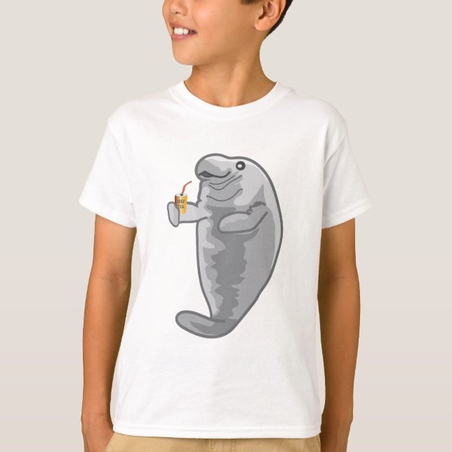 Iced Manatee - precis kyla Tee (Framsida)