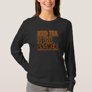 Iced Tea är ett svar på IT-dryck T Shirt