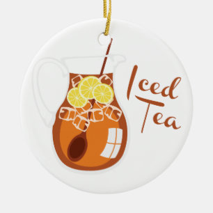 Iced Tea Julgransprydnad Keramik