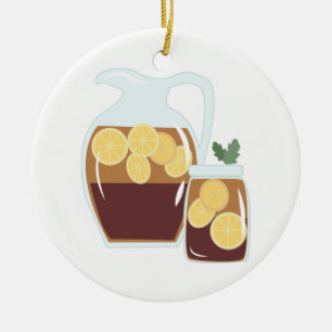 Iced Tea Julgransprydnad Keramik