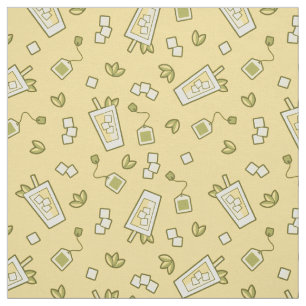 Iced Tea Mönster Fabric Tyg