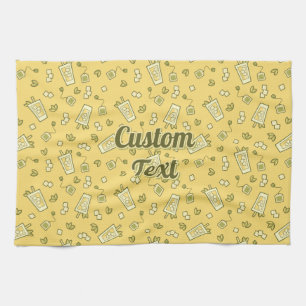 Iced Tea Mönster Kitchen Towel Kökshandduk